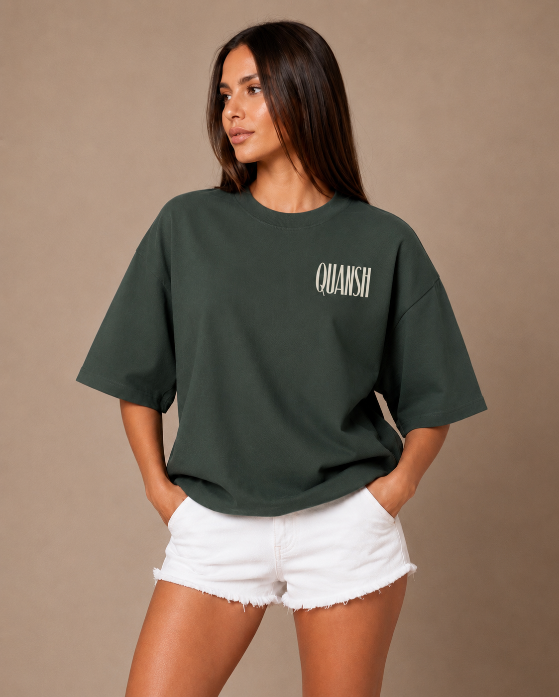 GREEN QUANSH T-SHIRT