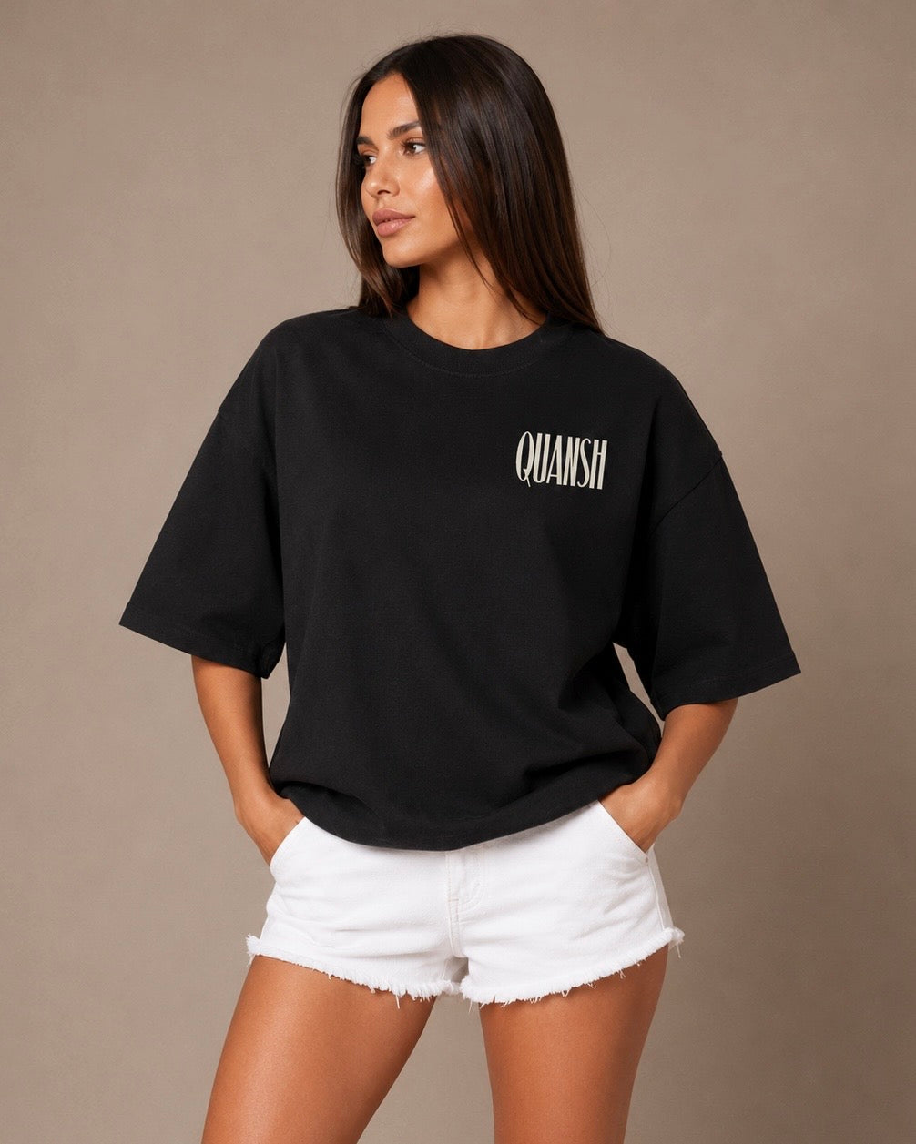 BLACK QUANSH T-SHIRT