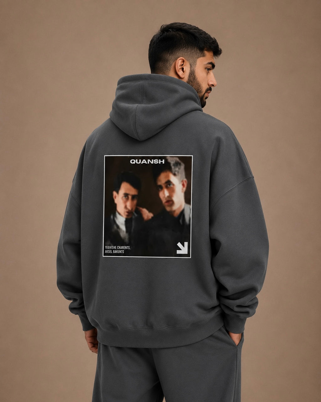 CHARENTS x BAKUNTS HOODIE (DARK GRAY)