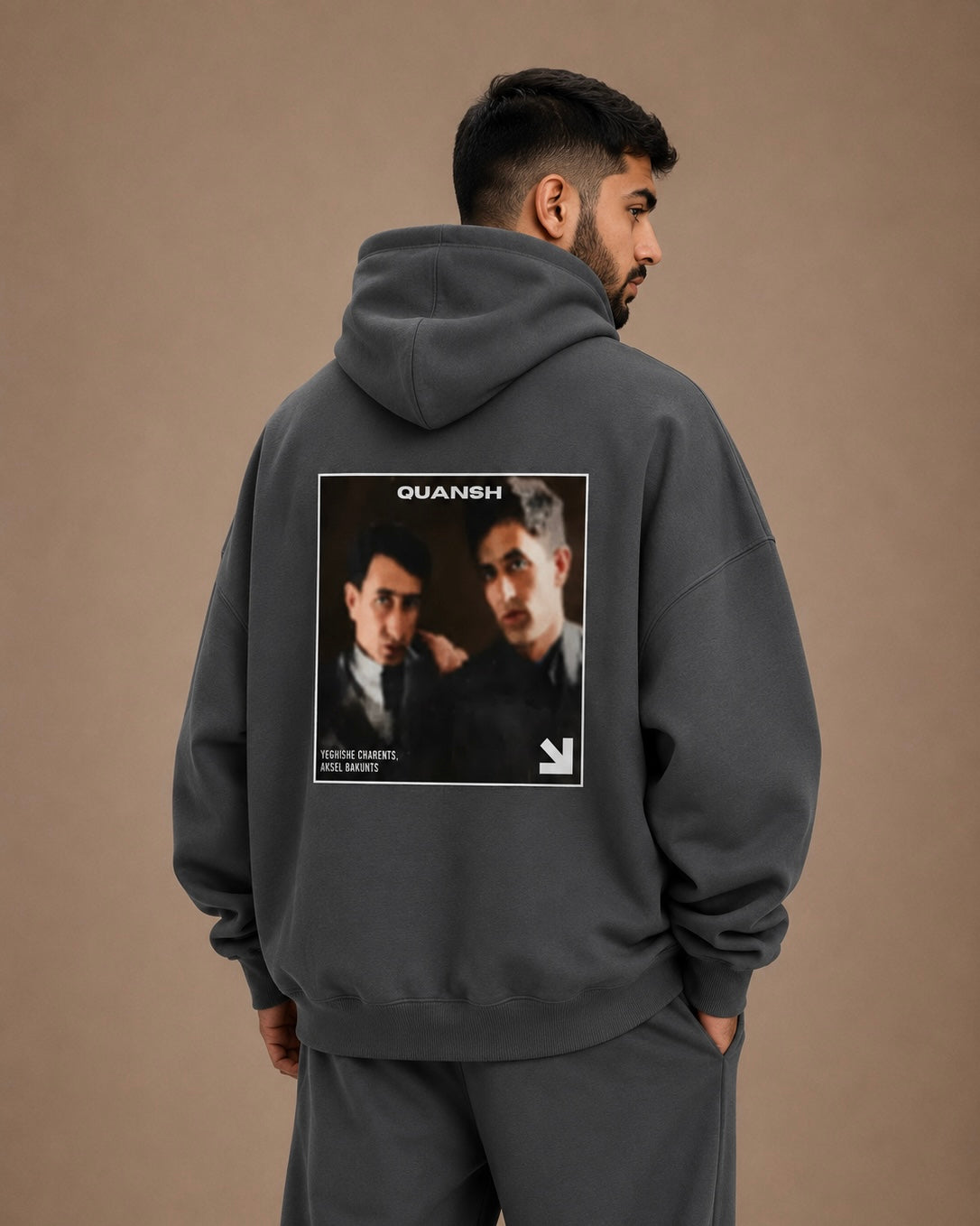 CHARENTS x BAKUNTS HOODIE (DARK GRAY)